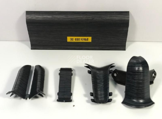 Плинтус Плинтус Ideal Comfort 55mm Венге черный 302 фото 1 | FLOORDEALER